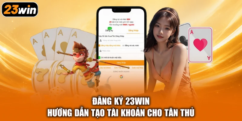Đăng Ký 23win - Hướng Dẫn Tạo Tài Khoản Cho Tân Thủ