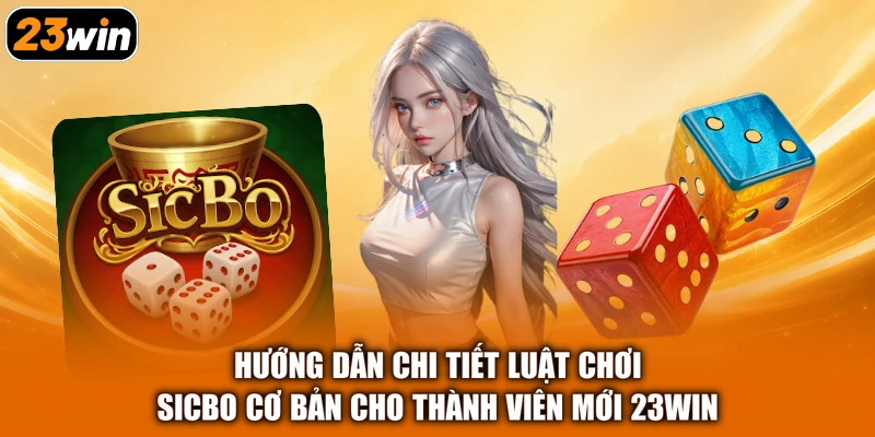 Hướng dẫn chi tiết luật chơi Sicbo cơ bản cho thành viên mới 23Win