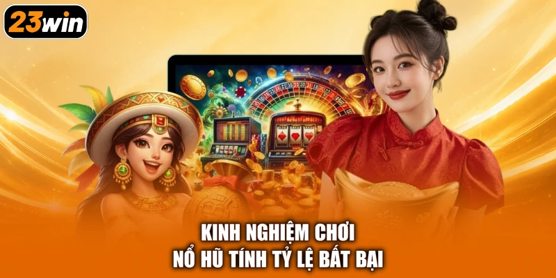 Kinh nghiệm chơi nổ hũ tính tỷ lệ bất bại