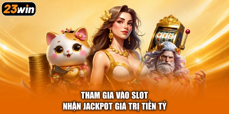 Tham gia vào slot nhận jackpot giá trị tiền tỷ